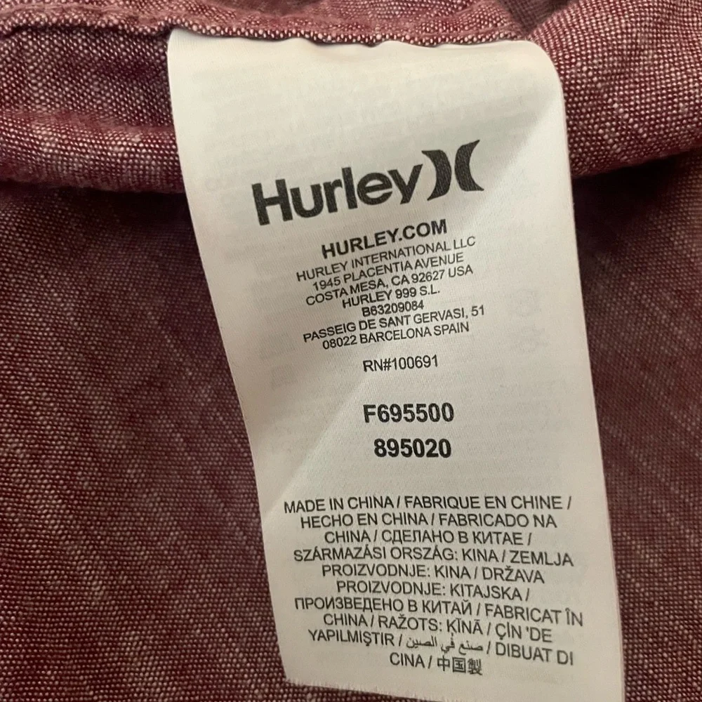 Hurley button down tee - Picture 5 of 5